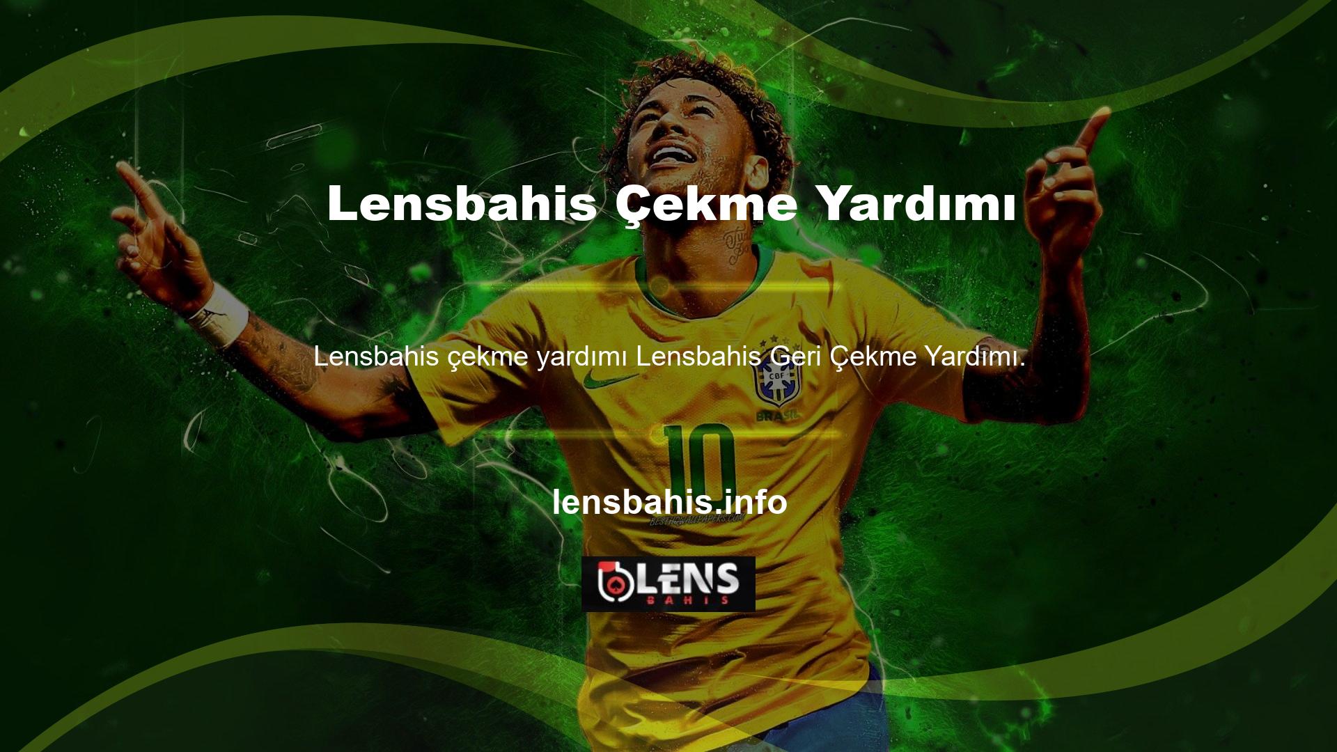 Lensbahis bir hizmet seçeneği vardır, web sitesi tarafından para çekme işlemleri ile ilgili şikayetleri önlemek için bahis tutkunlarına sağlanan canlı destek başvurusu vardır